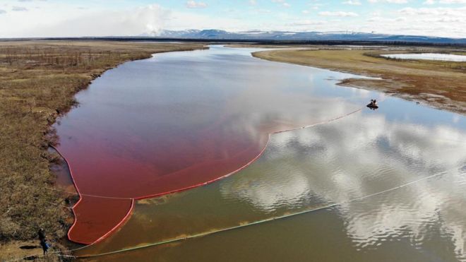 „ბიბისი“ - არქტიკულ წრეზე, მდინარეში 20 000 ტონა დიზელის ჩაღვრის გამო, რუსეთის პრეზიდენტმა საგანგებო მდგომარეობა გამოაცხადა