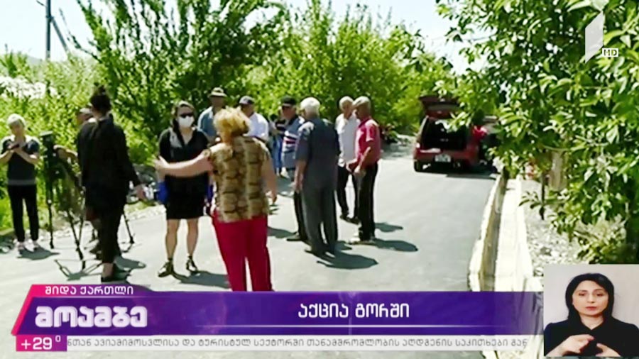 აქცია გორში