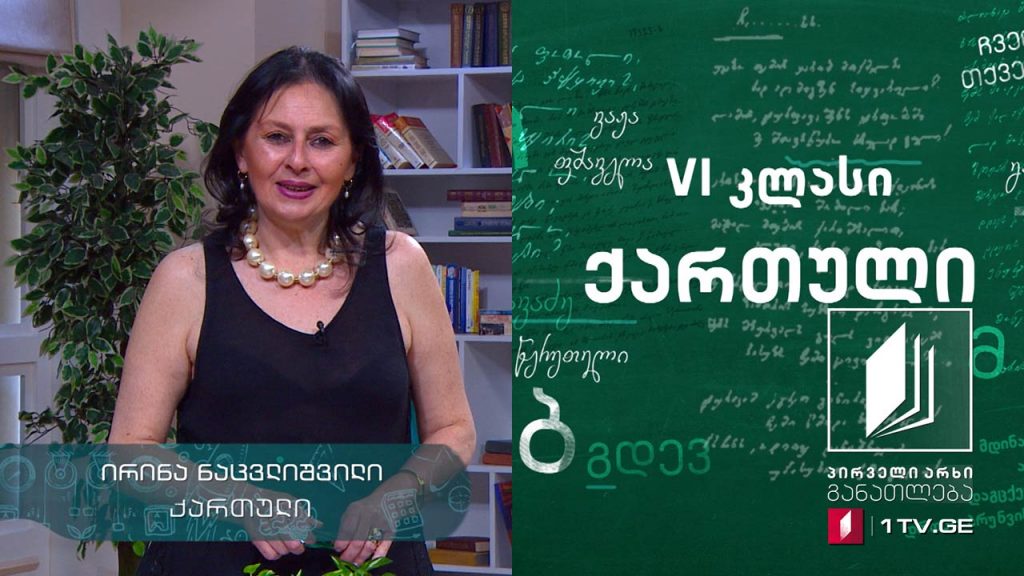 ქართული, VI კლასი – შემაჯამებელი გაკვეთილი, 11 ივნისი, 2020 #ტელესკოლა