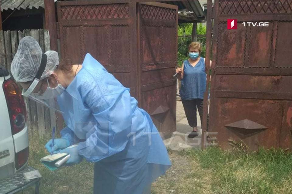 კასპის მუნიციპალიტეტის სოფელ მეტეხში ეპიდემიოლოგები მუშაობენ