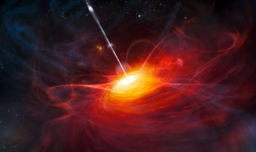ეს მონსტრი შავი ხვრელი დღეში მზის მასის ოდენობის მატერიას შთანთქავს — #1TVმეცნიერება