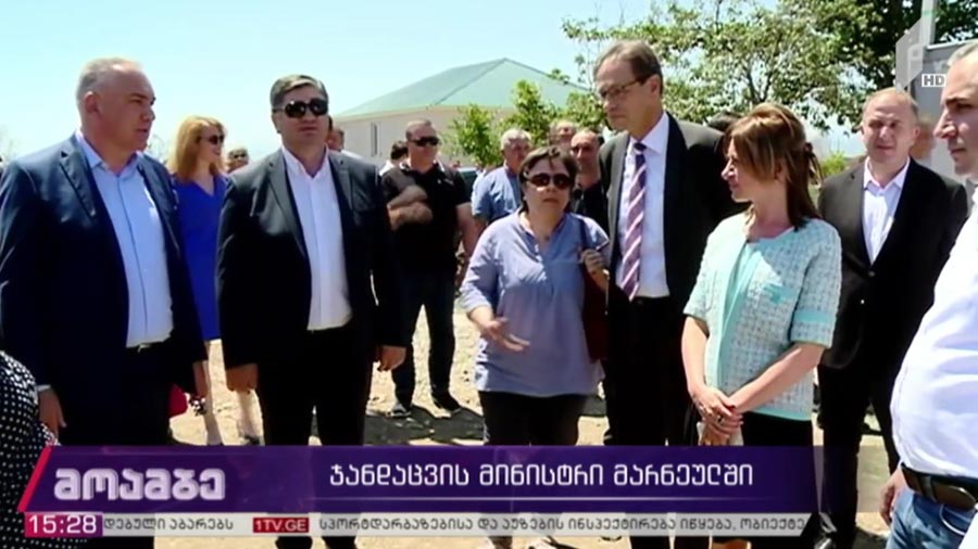 ჯანდაცვის მინისტრი მარნეულში