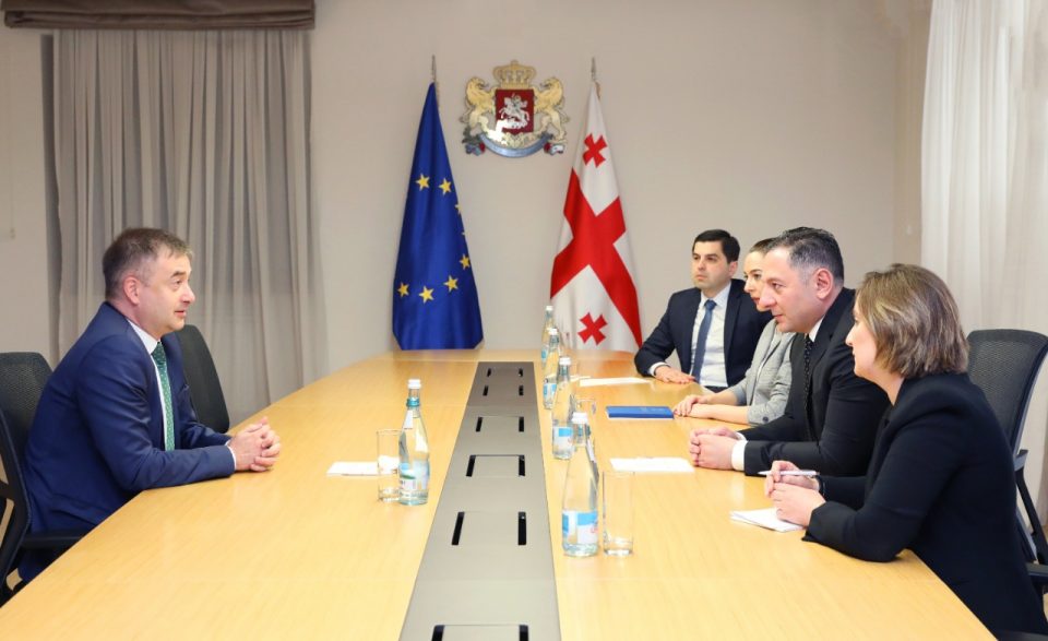 ვახტანგ გომელაურმა საქართველოში ევროპის საბჭოს ოფისის ხელმძღვანელთან, კრისტიან ურსესთან გამოსამშვიდობებელი შეხვედრა გამართა