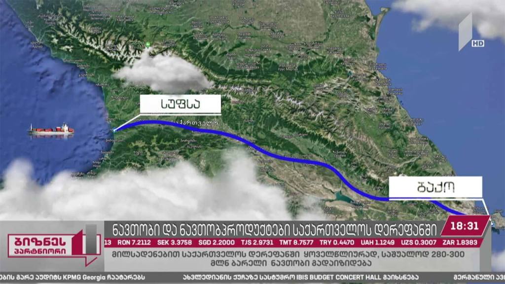 ნავთობი და ნავთობპროდუქტები საქართველოს დერეფანში
