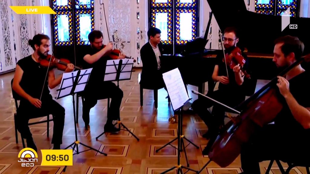 ცოცხალი მუსიკა #ახალდღეში – გია ყანჩელის სახელობის სიმებიანი კვარტეტი