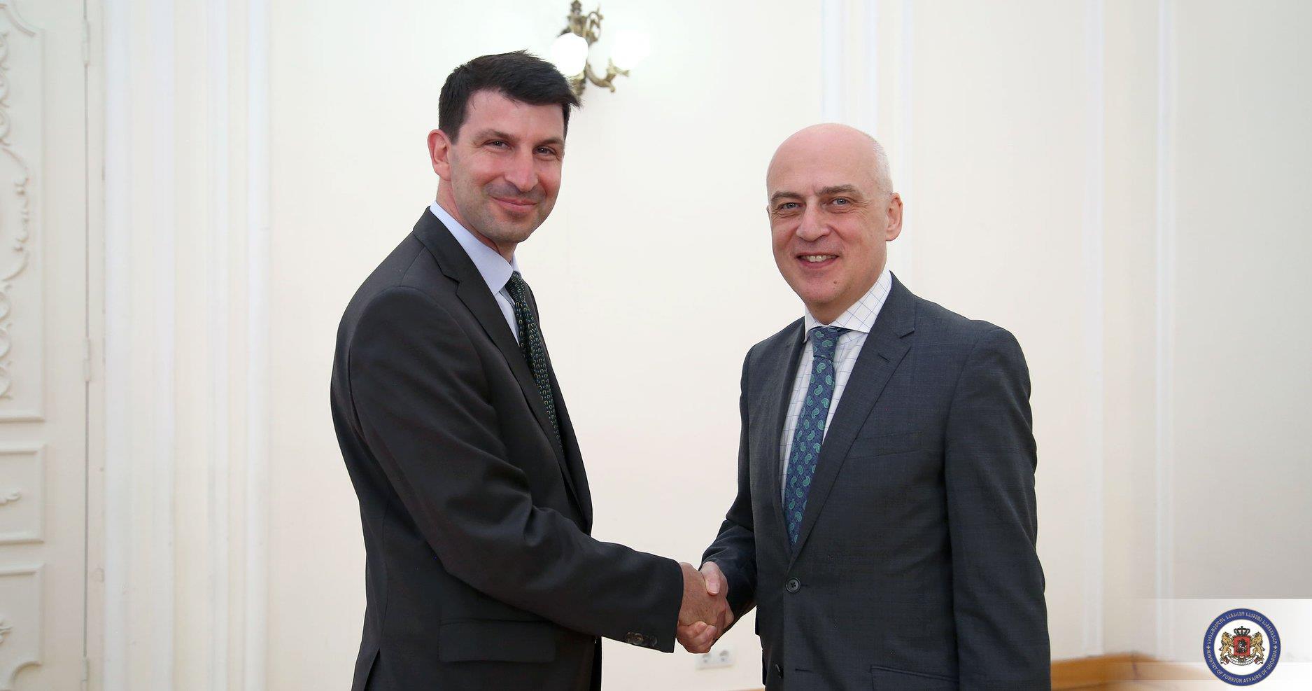 დავით ზალკალიანმა ავსტრიის ელჩთან გამოსამშვიდობებელი შეხვედრა გამართა