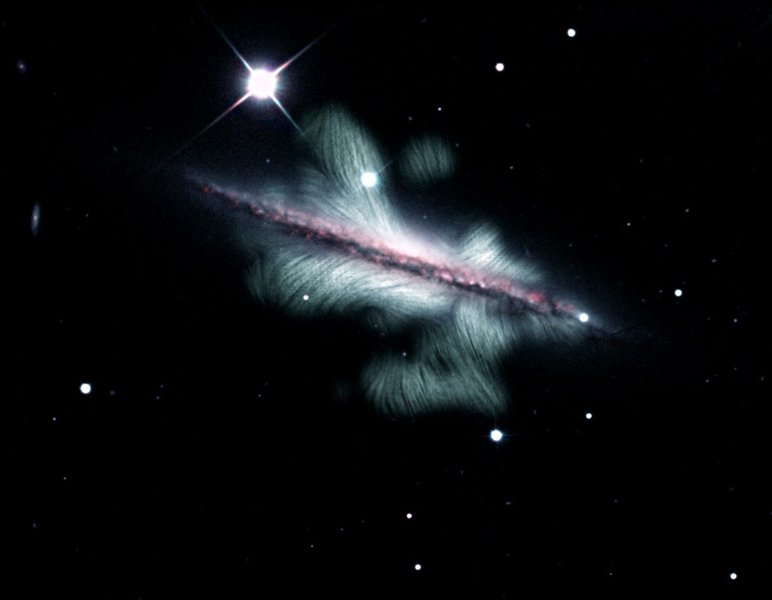 შორეულ სპირალურ გალაქტიკასთან კოლოსალური მაგნიტური ველი დააფიქსირეს — #1tvმეცნიერება