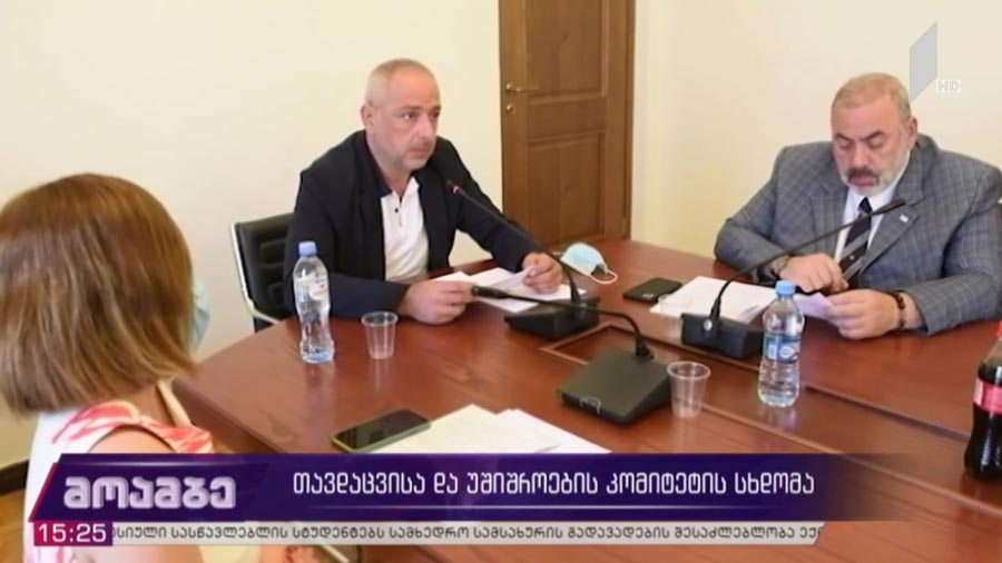 თავდაცვისა და უშიშროების კომიტეტის სხდომა