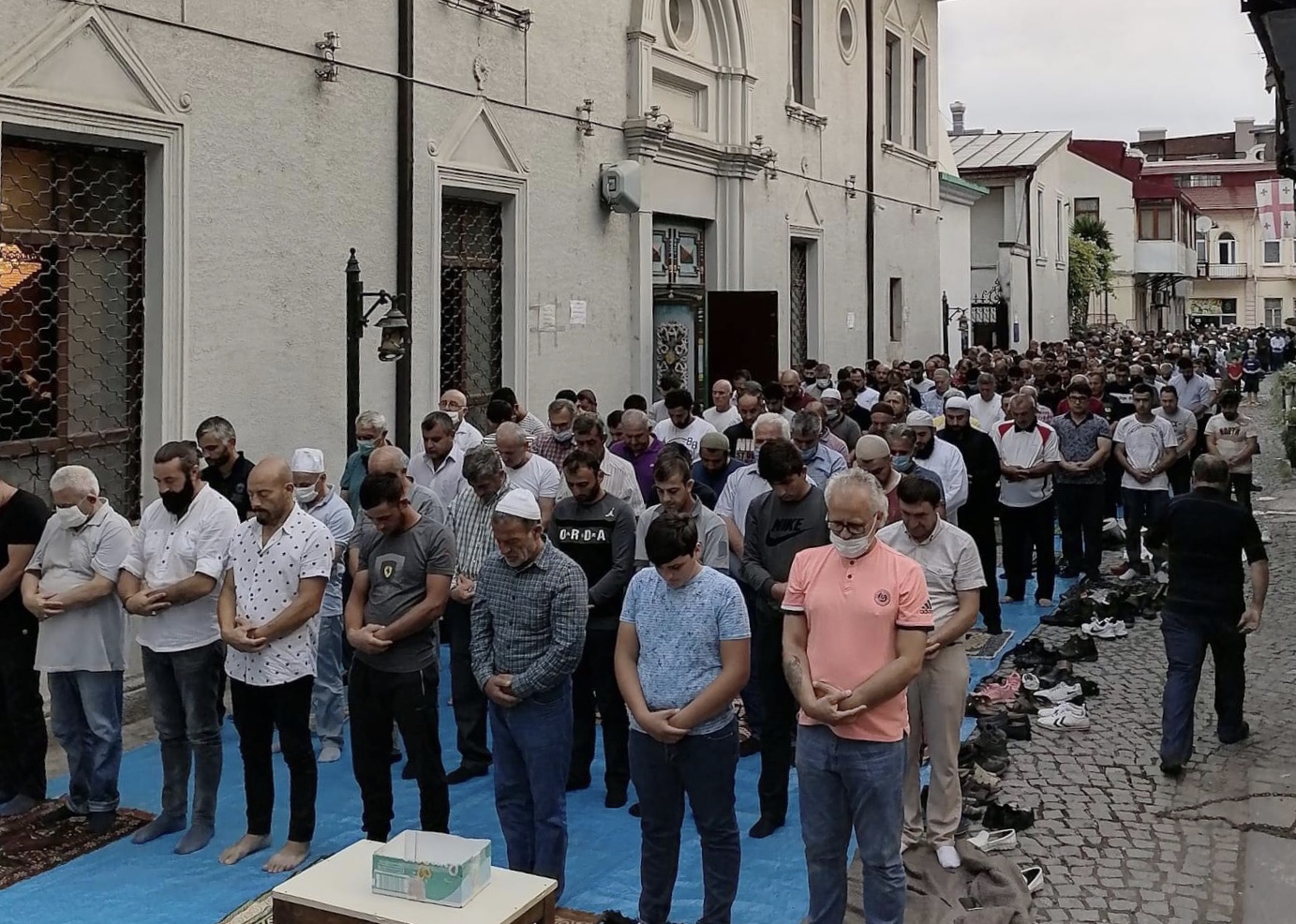 ბათუმის ცენტრალურ მეჩეთში მორწმუნეებმა ყურბან-ბაირამის დღესასწაული აღნიშნეს