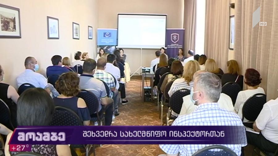 შეხვედრა სახელმწიფო ინსპექტორთან 