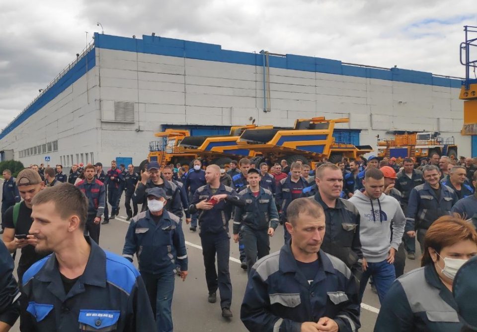 ბელარუსის დედაქალაქში საპროტესტო აქციები გრძელდება