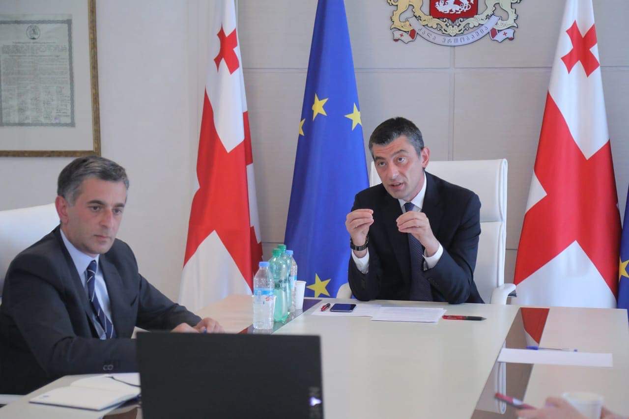 გიორგი გახარია აშშ-ის საერთაშორისო განვითარების საფინანსო კორპორაციის აღმასრულებელ დირექტორ ადამ ბოელერს ესაუბრა