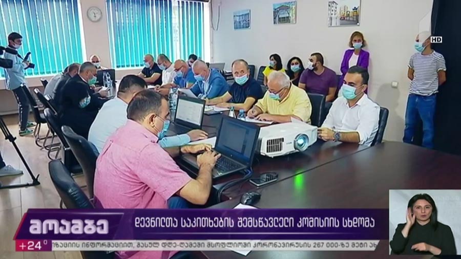 დევნილთა საკითხების შემსწავლელი კომისიის სხდომა