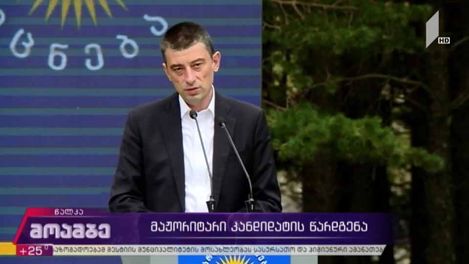 „ქართული ოცნება“ მაჟორიტარი კანდიდატების წარდგენას აგრძელებს