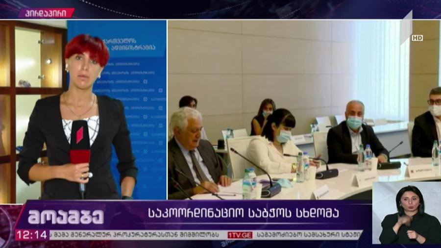საკოორდინაციო საბჭოს სხდომა