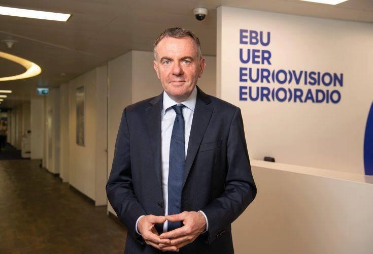 ევროპის მაუწყებელთა კავშირის (EBU) გენერალური დირექტორი ნოელ კურანი ვასილ მაღლაფერიძეს მადლობას უხდის