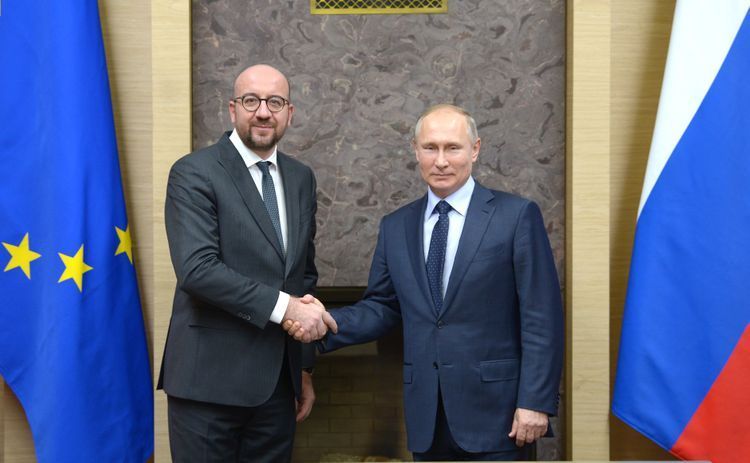 Avropa Şurası prezidenti, Şarl Mişel və Rusiya prezidenti Vladimir Putin arasında telefon söhbəti baş tutdu