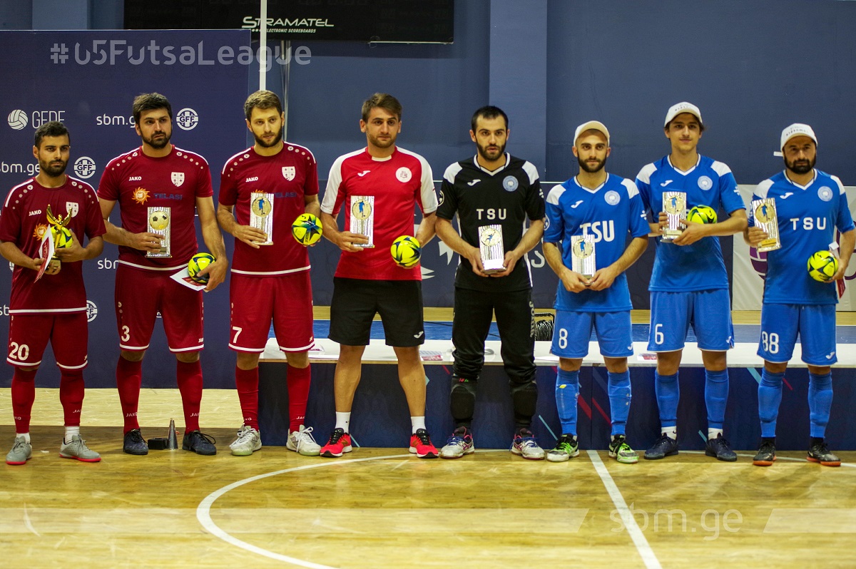 ფუტსალის ლიგაში საუკეთესო მოთამაშეები დაასახელეს