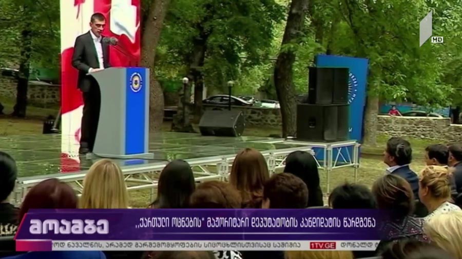 „ქართული ოცნების“ მაჟორიტარი კანდიდატის წარდგენა