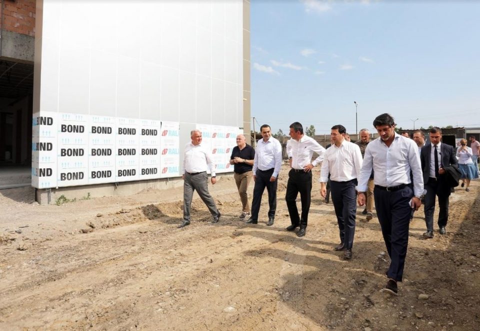 „ქართული ოცნების“ ლიდერები მარნეულში, პროფესიული სასწავლებლის მშენებლობის პროცესს გაეცნენ