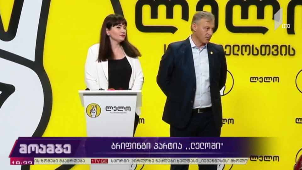ბრიფინგი პარტიაში „ლელო საქართველოსთვის“
