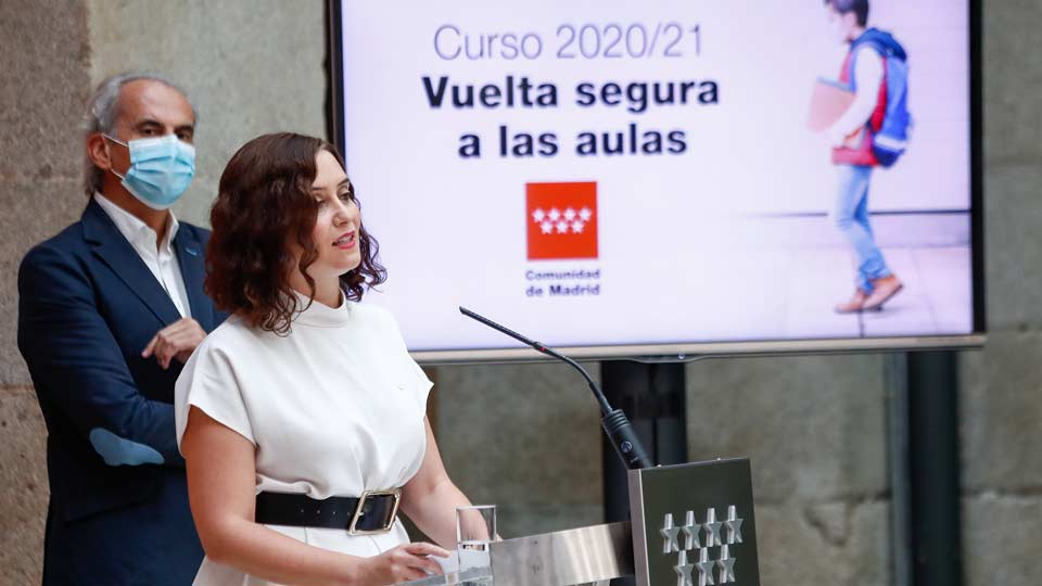 Madriddə məktəb şagirdləri üçün maskanın taxılması məcburi olacaq
