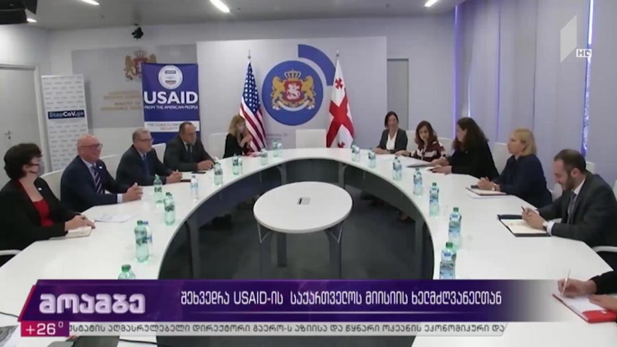 შეხვედრა USAID-ის საქართველოს მისიის ხელმძღვანელთან