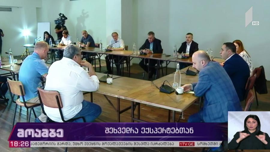 შეხვედრა ექსპერტებთან