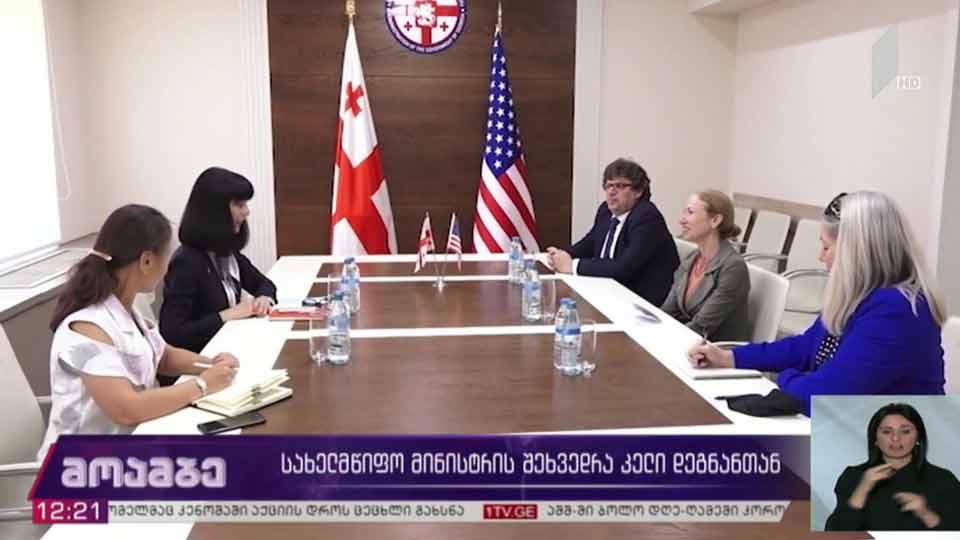 შეხვედრა ამერიკის ელჩთან
