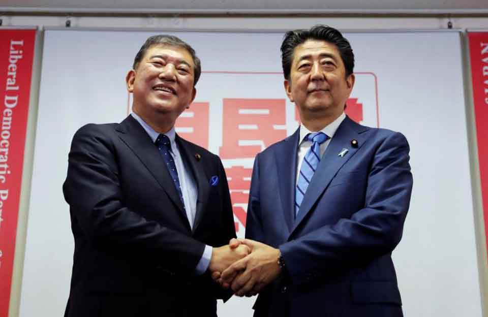 იაპონიის მმართველი პარტია თავმჯდომარეს 14 სექტემბერს აირჩევს