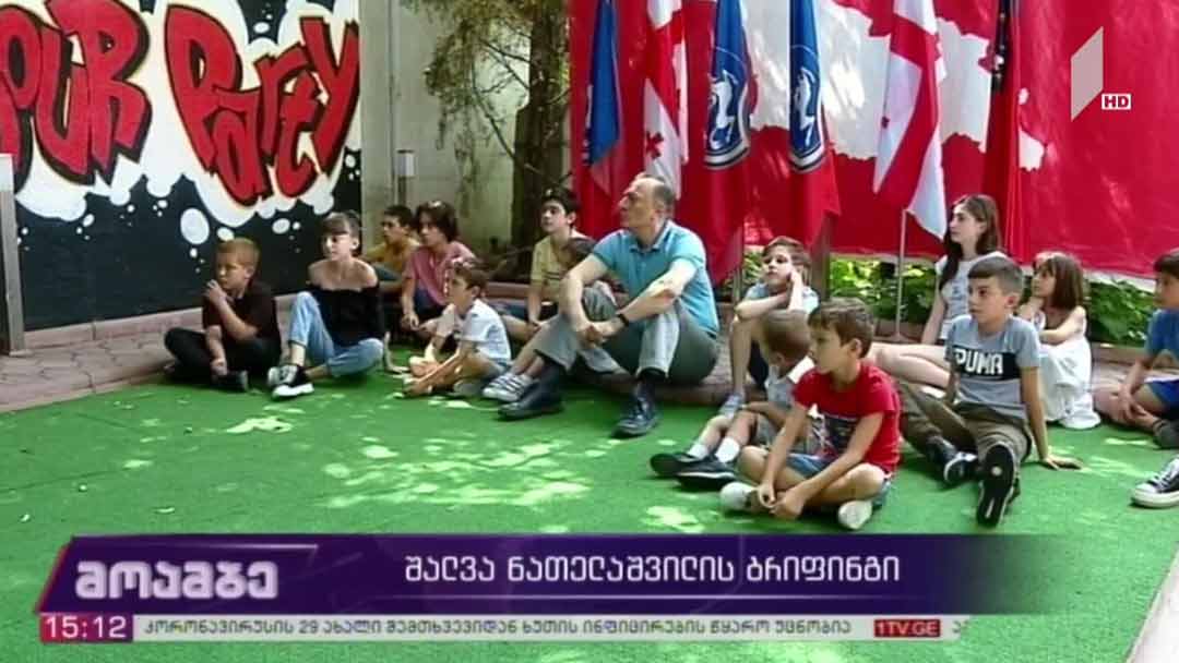 შალვა ნათელაშვილის ბრიფინგი