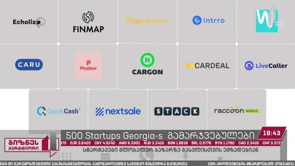 500 Startups Georgia-ს პროგრამა აქტიურად მიმდინარეობს