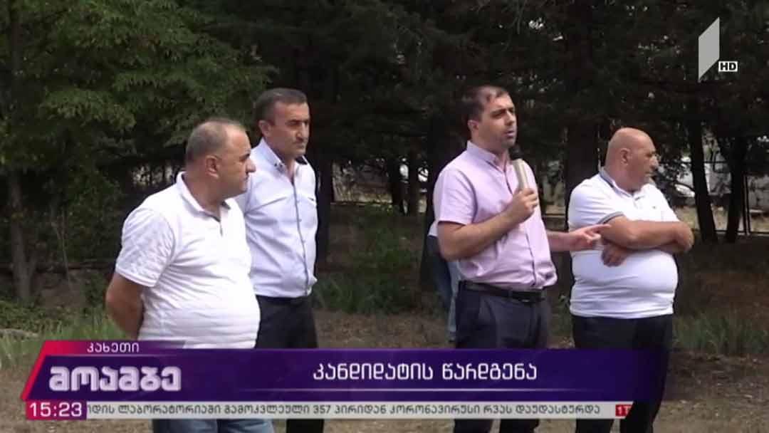 „თავისუფალი საქართველოს“ მაჟორიტარობის კანდიდატის წარდგენა