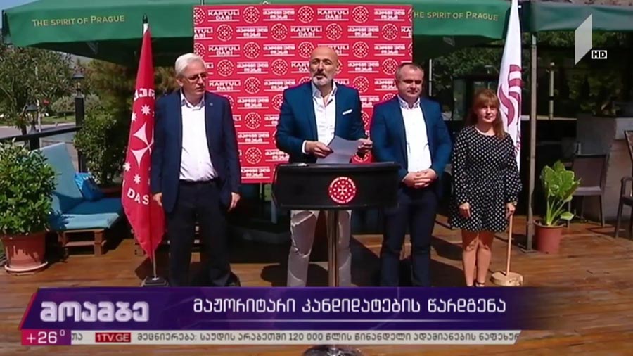მაჟორიტარი კანდიდატების წარდგენა