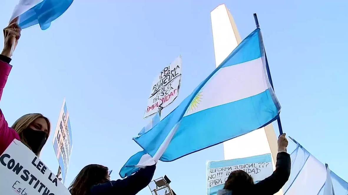 არგენტინის დედაქალაქში მთავრობის საწინააღმდეგო აქცია გაიმართა