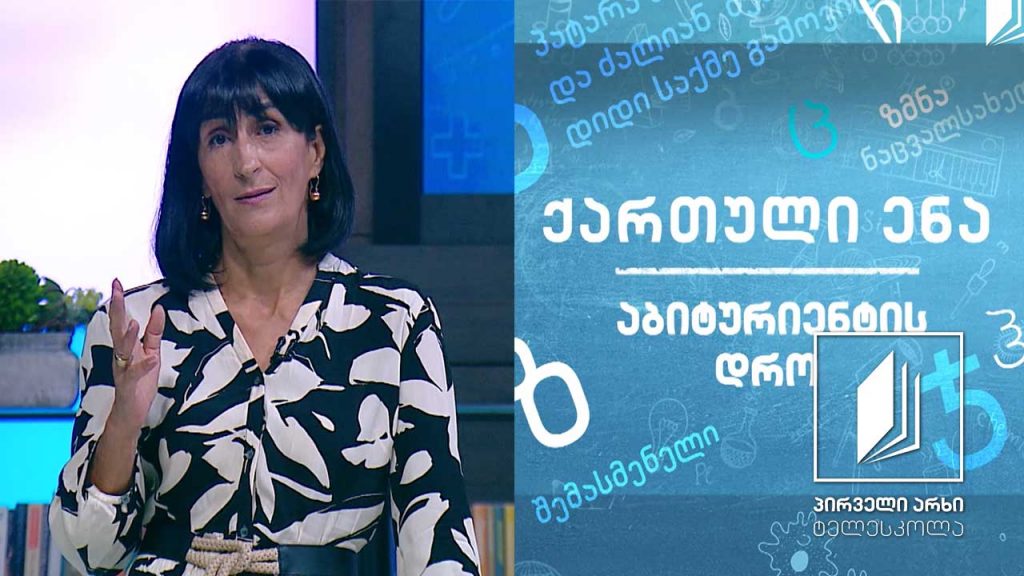 ქართული, აბიტურიენტის დრო – მიხეილ ჯავახიშვილი, „ჯაყოს ხიზნები“, გაკვეთილი II #ტელესკოლა