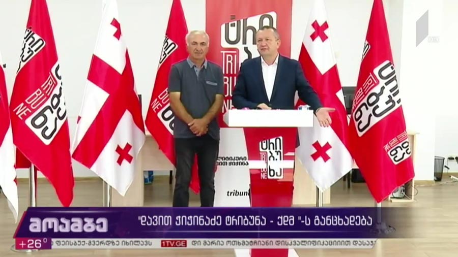 დავით ჭიჭინაძის ბრიფინგი