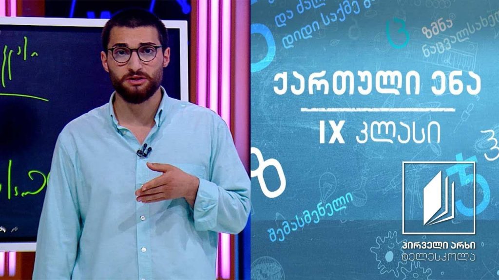 ქართული, IX კლასი – ილია ჭავჭავაძე, „სარჩობელაზედ“ #ტელესკოლა