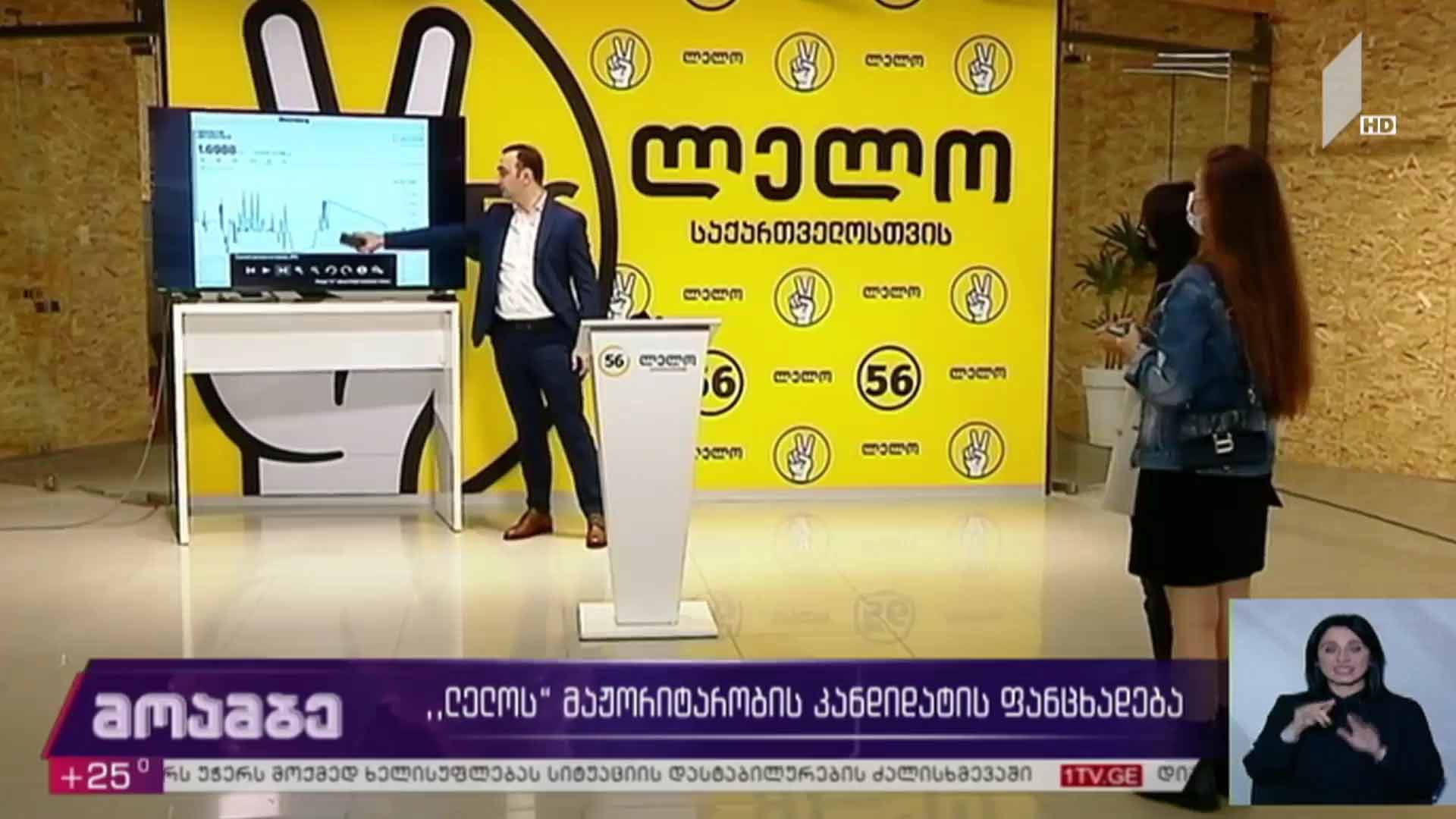 „ლელოს“ მაჟორიტარობის კანდიდატის  განცხადება