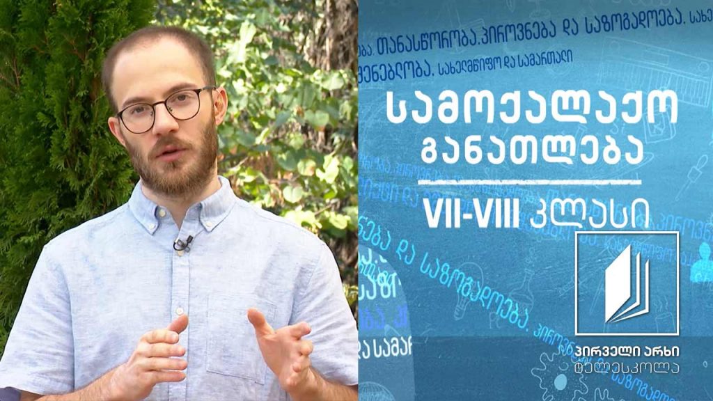 სამოქალაქო, VII-VIII კლასები – პიროვნული უნარ-ჩვევები #ტელესკოლა