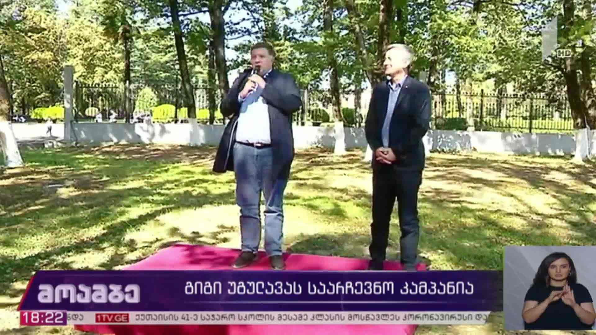 გიგი უგულავას საარჩევნო კამპანია