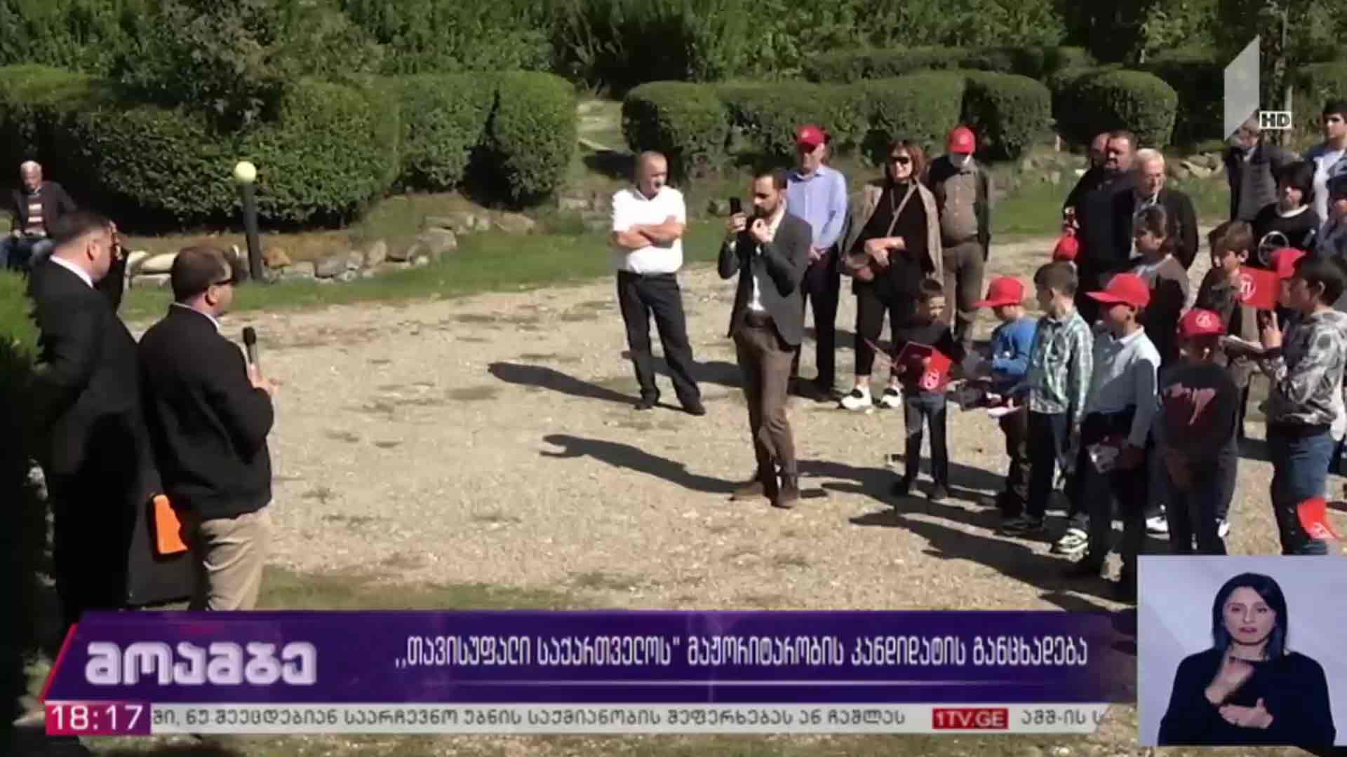„თავისუფალი საქართველოს“ მაჟორიტარობის კანდიდატის განცხადება