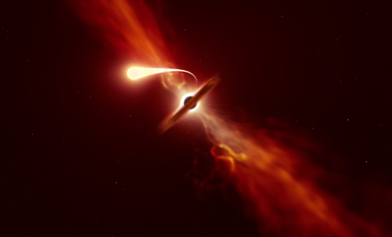 დაფიქსირებულია შავი ხვრელის მიერ ვარსკვლავის შთანთქმის უკანასკნელი მომენტები — #1tvმეცნიერება