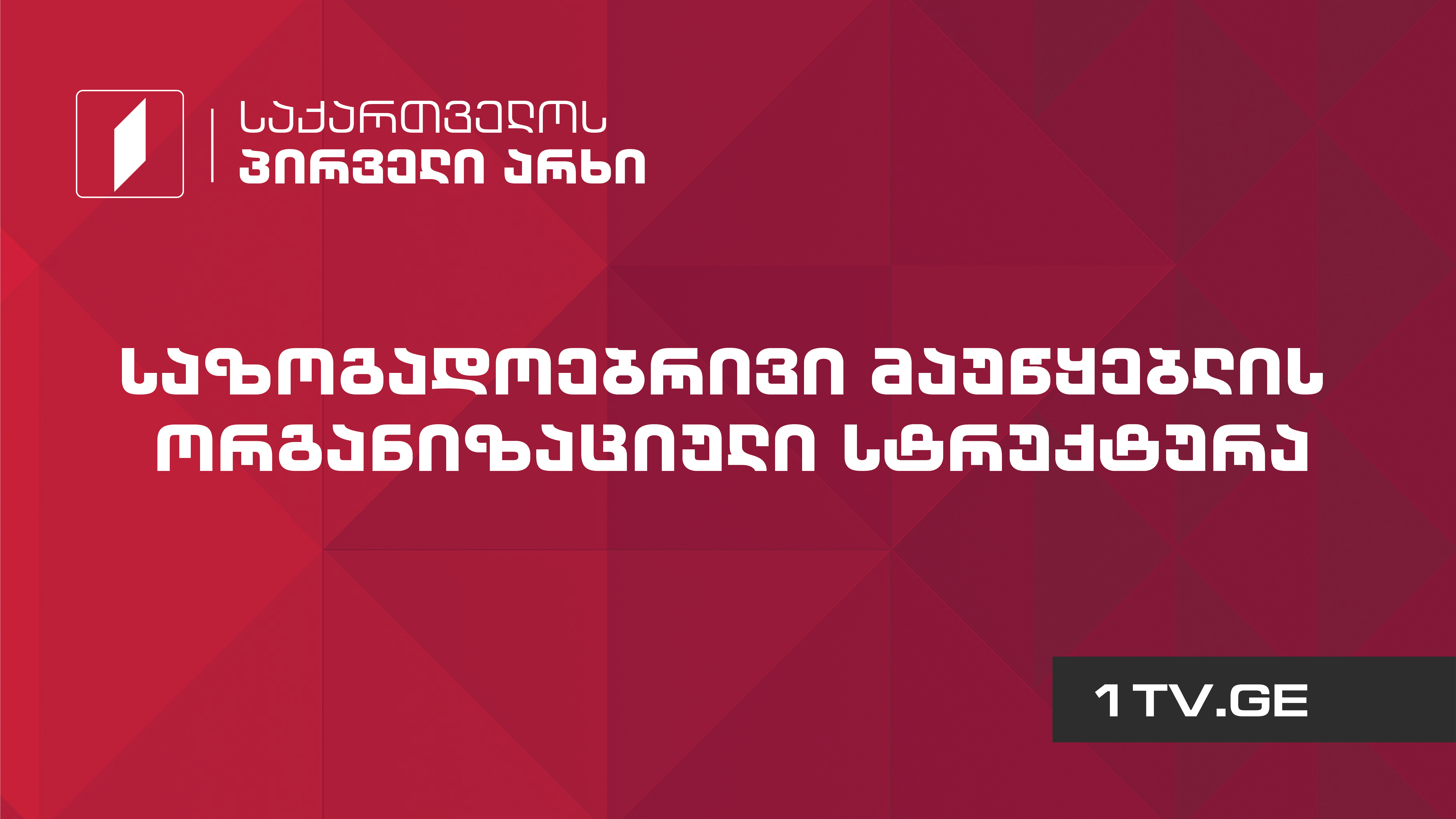 საზოგადოებრივი მაუწყებლის ახალი სტრუქტურა დღეიდან შევიდა ძალაში