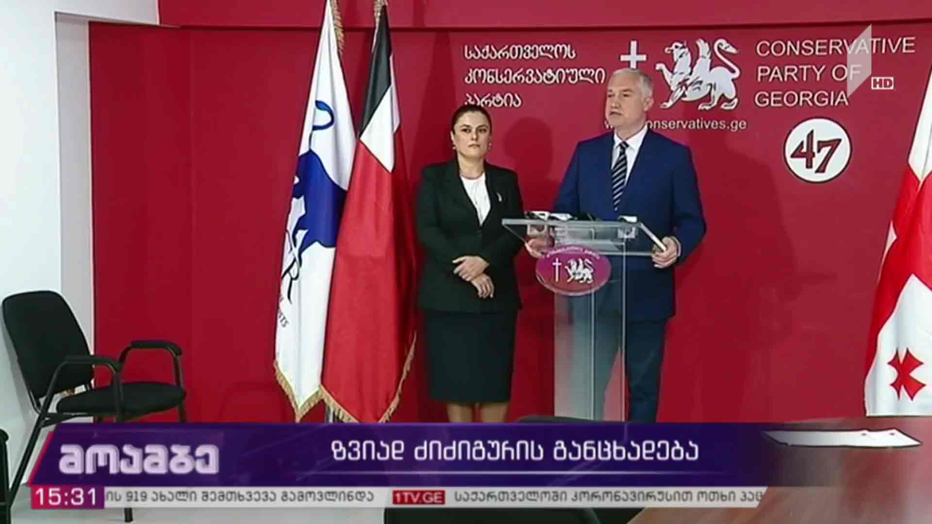 ზვიად ძიძიგურის განცხადება