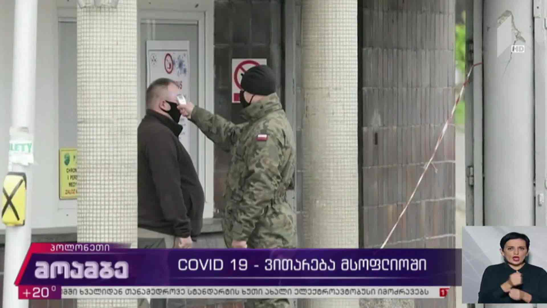 COVID 19 - ვითარება მსოფლიოში 
