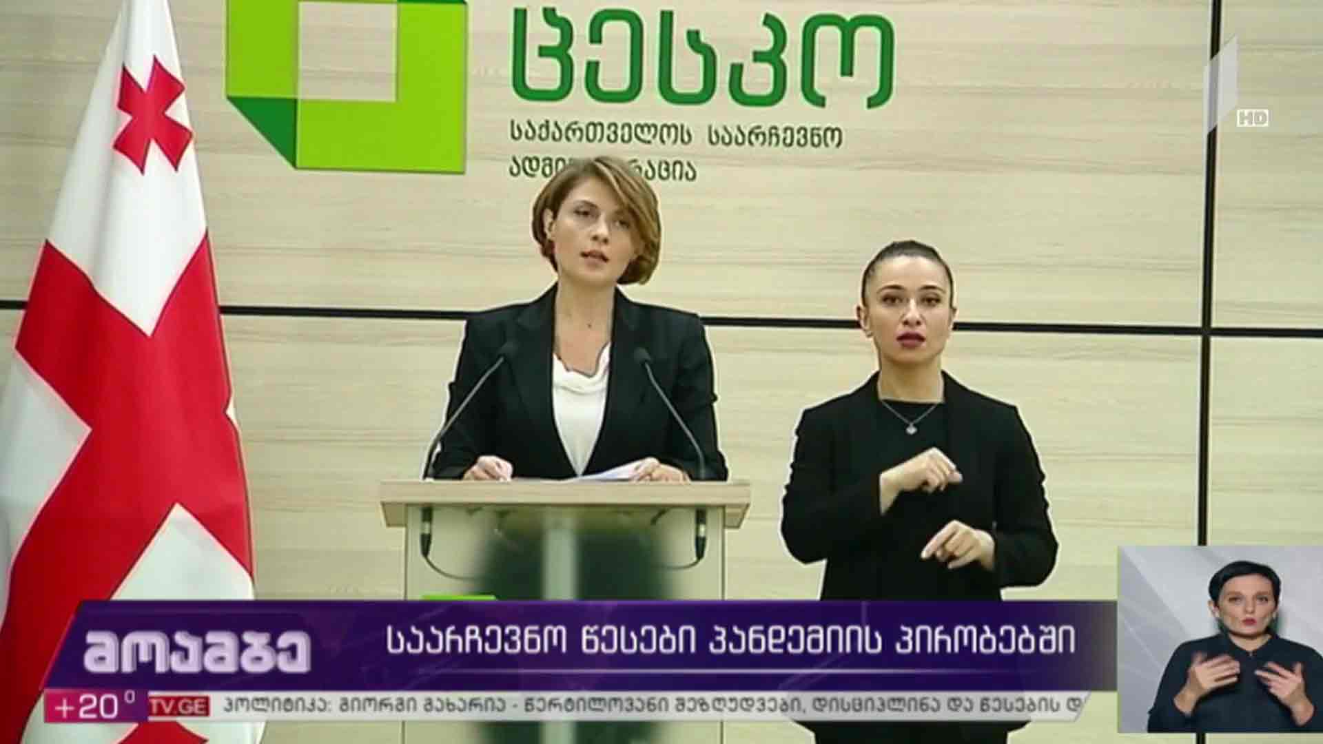 საარჩევნო წესები პანდემიის პირობებში 