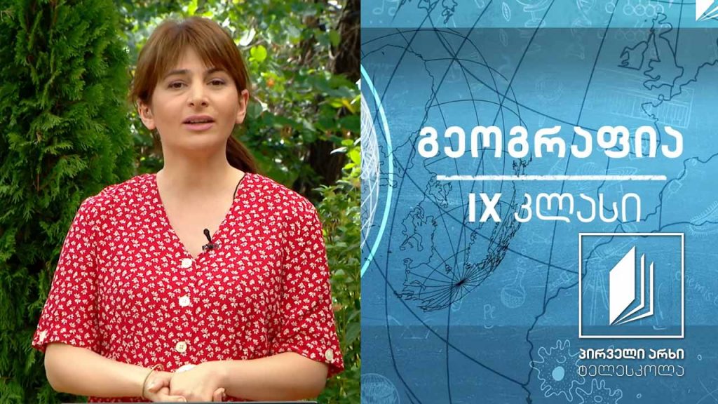 გეოგრაფია, IX კლასი – საქართველოს რელიეფი #ტელესკოლა