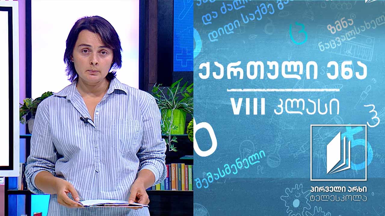ქართული, VIII კლასი - ყალბი ამბების წინააღმდეგ #ტელესკოლა