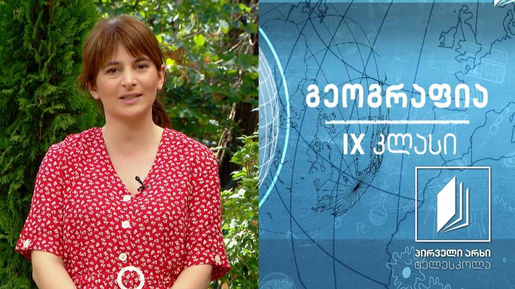 გეოგრაფია IX კლასი – საქართველოს რელიეფის ტიპები #ტელესკოლა